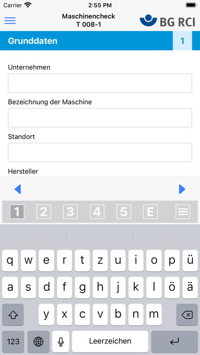 Maschinencheck Screenshot