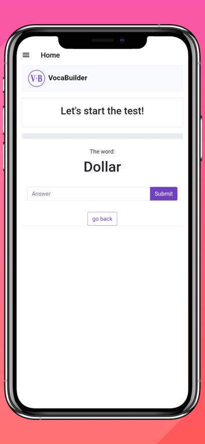 Vocabulary Builder App