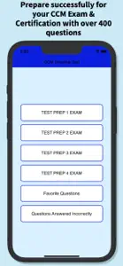 CCM Quiz Test screenshot #1 for iPhone
