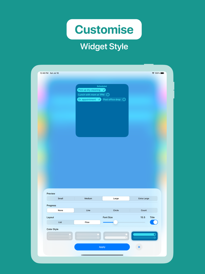 To Do List Widget Daily Tasks
