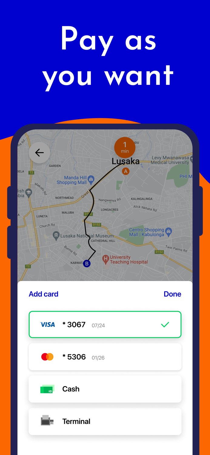 Hover Taxi Zambia Lusaka cab