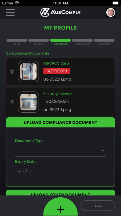 AusComply - Digital Compliance Screenshot