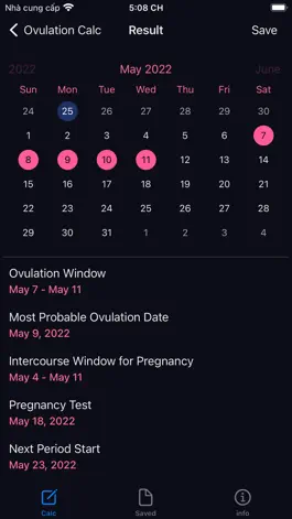 Game screenshot Ovulation Calculator, Calendar mod apk