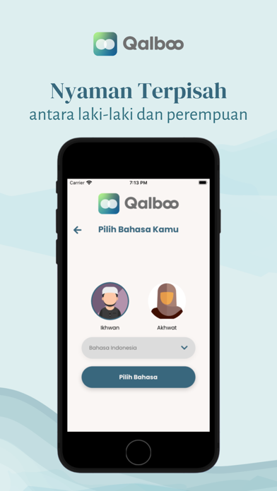 Qalboo: Islamic Wellbeing App Screenshot