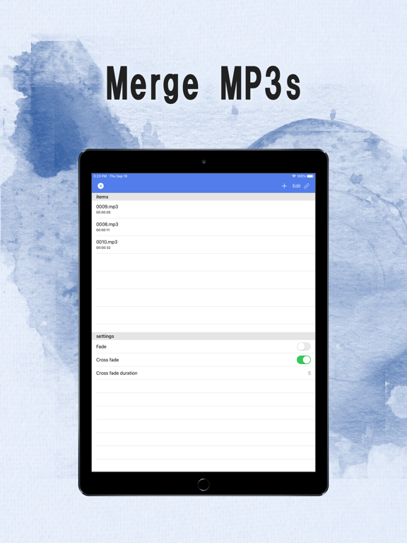 EasyMp3 Video to mp3 Converter iPad screenshot 4 - Music app
