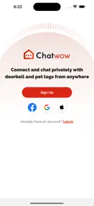 CHATWOW - DOORBELL,PETS & CHAT screenshot #1 for iPhone