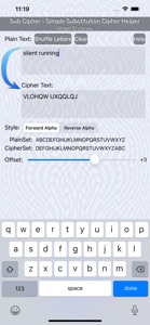 Sub Cipher screenshot #7 for iPhone