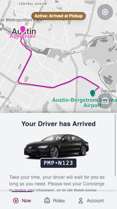 Vaya Concierge Driving Screenshot