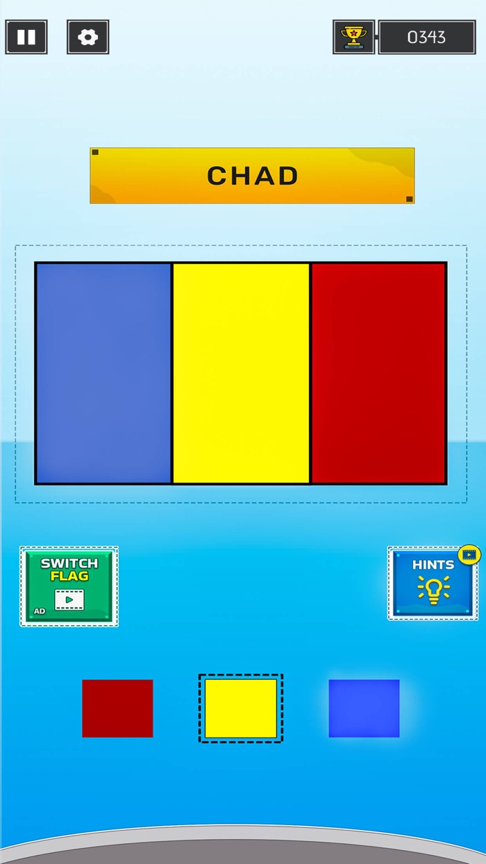 Paint Flag Quiz Color Matching