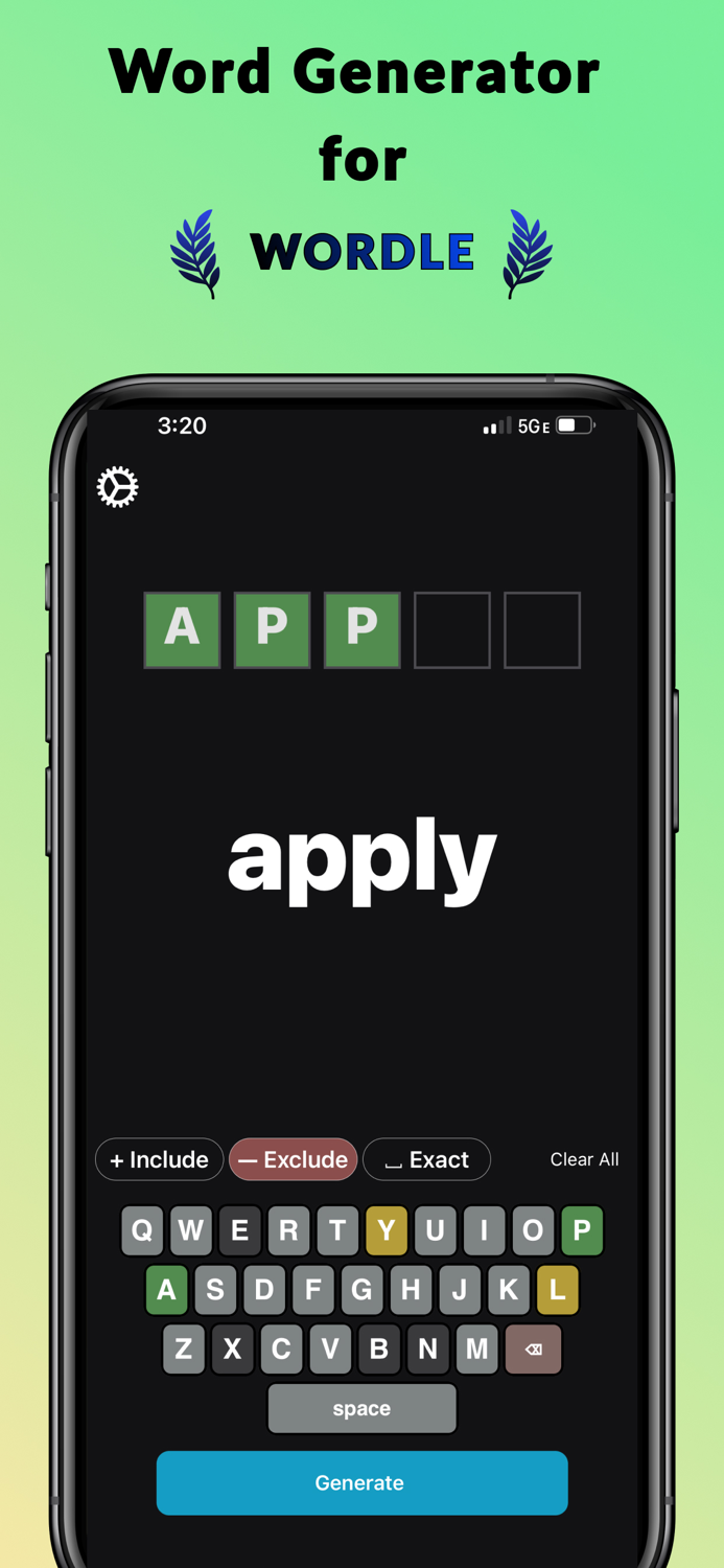 Word Finder Worlde Generator