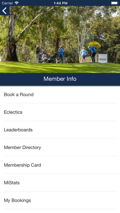 North Adelaide Golf Course App Screenshot