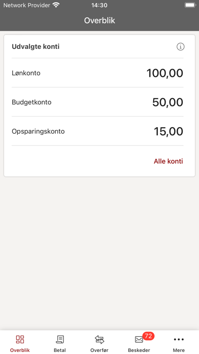 Vestjysk Bank Screenshot