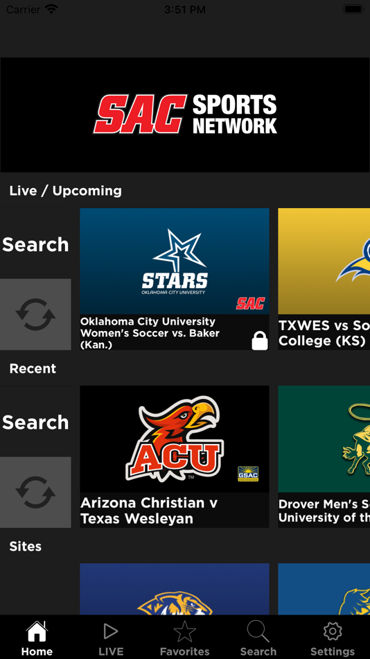 SAC Sports Network - 4.0.11 - (iOS)