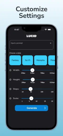 Game screenshot Lucid - Text to Image AI apk