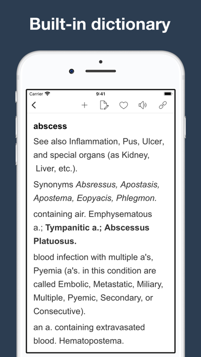 Medical Thesaurus Screenshot