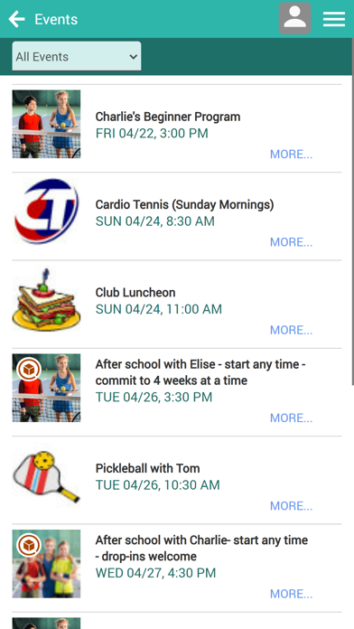 Lafayette Tennis Club Screenshot
