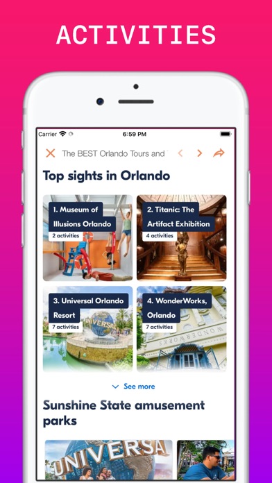 Orlando Travel Guide Offline Screenshot