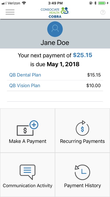 Consociate COBRA Mobile App