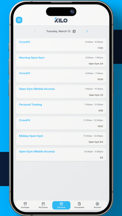 Kilo Gyms Screenshot