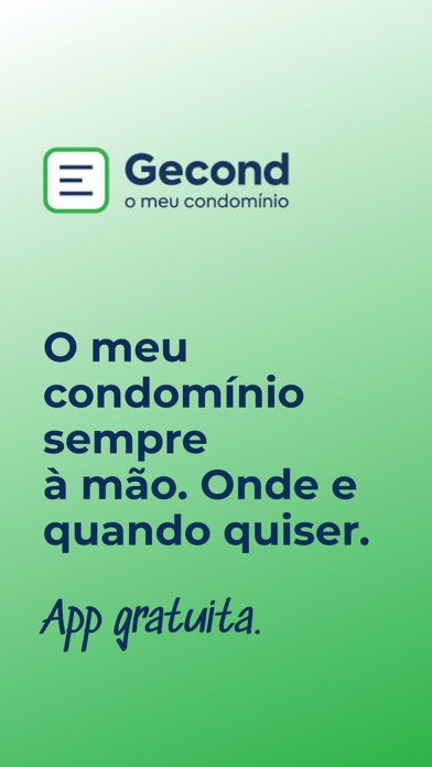 Gecond, o meu condomínio Screenshot