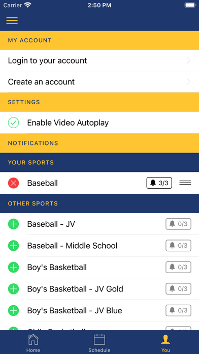 Seven Hills Athletics Screenshot