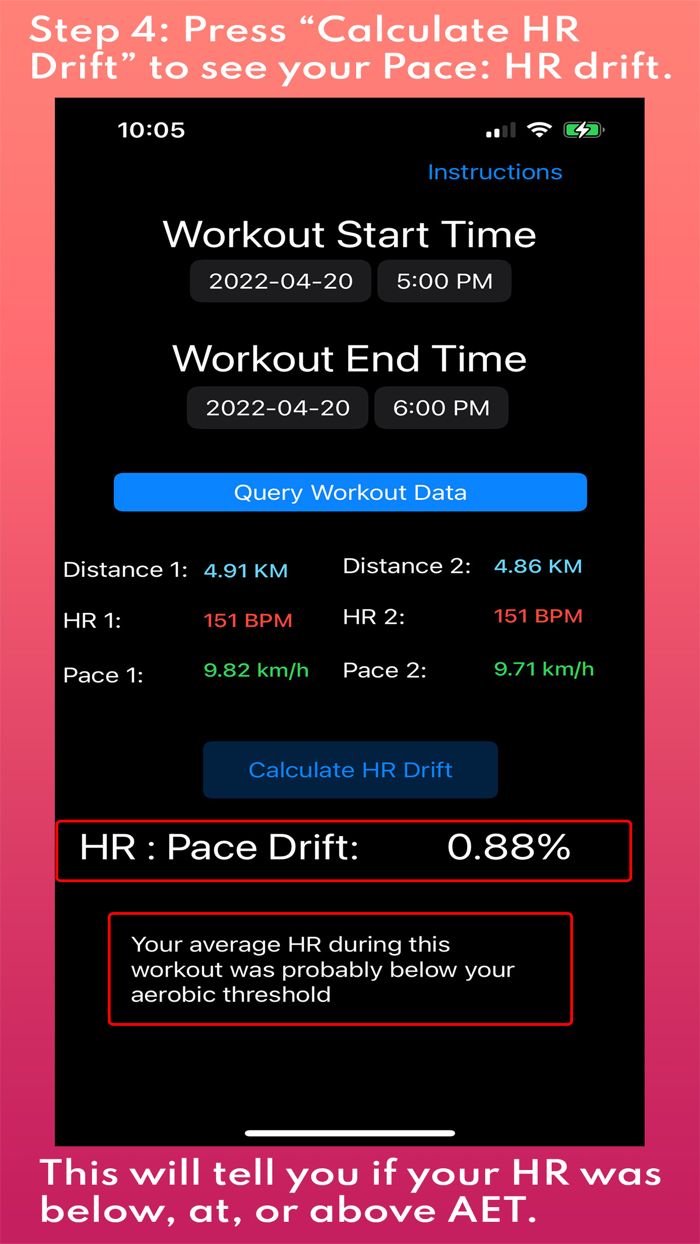 Aerobic Threshold Calculator