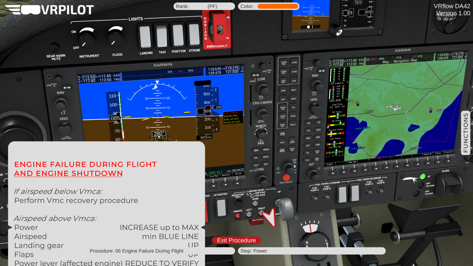 #3. VRflow DA42 (iOS) بواسطة: VRpilot