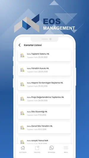 EOS Management screenshot 2
