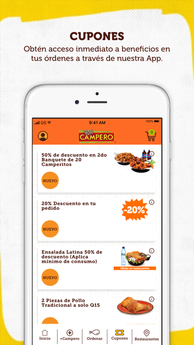 Pollo Campero Guatemala Screenshot