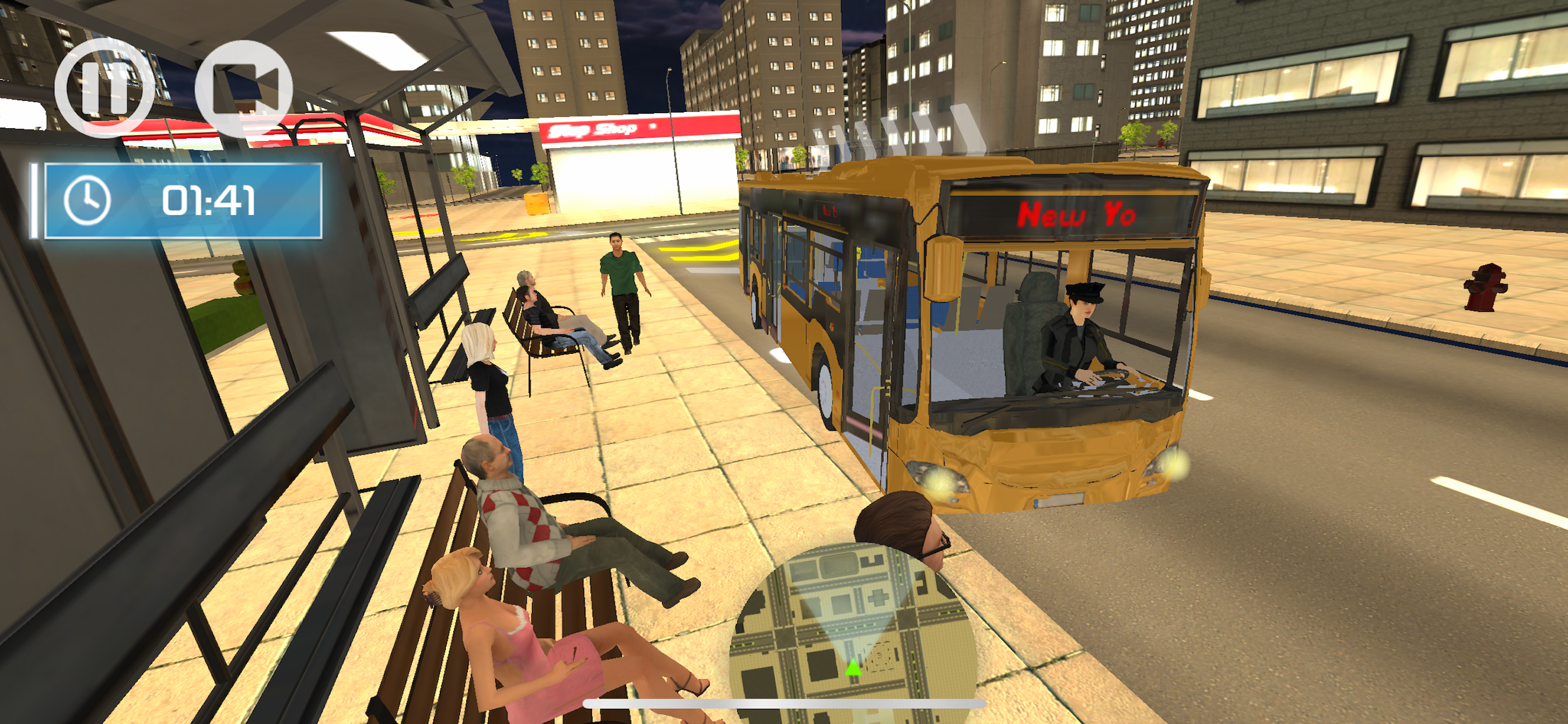 Setup & Start Bus Driving Duty