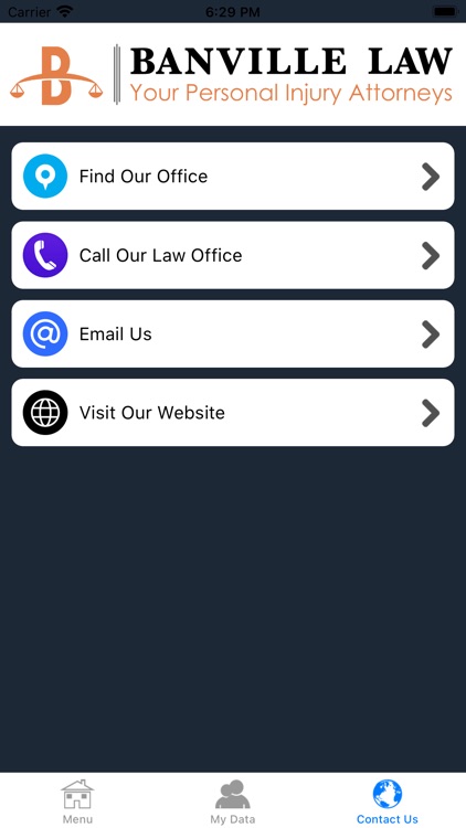 Banville Law Injury Help App