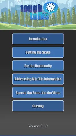 Game screenshot Tough Talks COVID apk