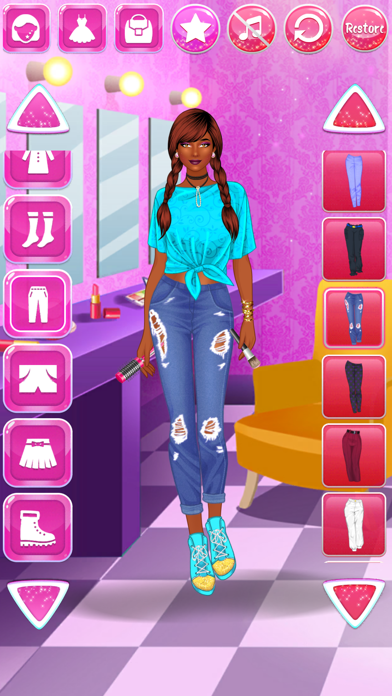 Fashion Star Dress Up Games Screenshot