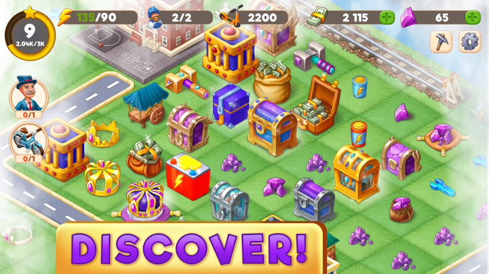 #3. Mergington Town: Merge & Build (iOS) Podle: 4Enjoy Games