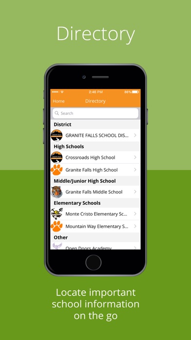 Granite Falls School District Screenshot