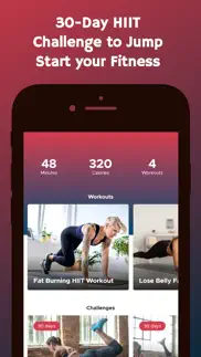 30 day cardio hiit challenge iphone screenshot 2