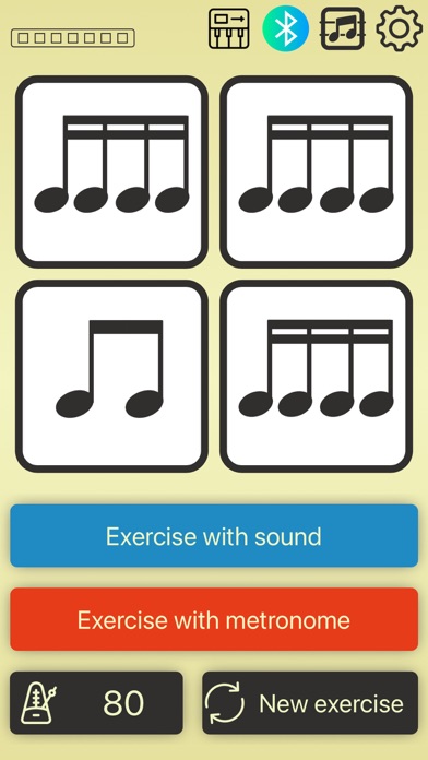 Rhythm Pro: tempo trainer. Screenshot