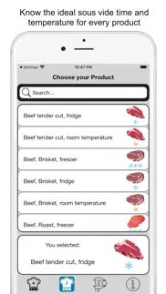 sous vide timing ruler iphone screenshot 1