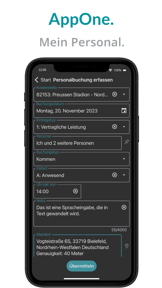 #5. AppOne Baustellendokumentation (iOS) Podle: Husemann & Fritz EDV Organisations- und Beratungs GmbH