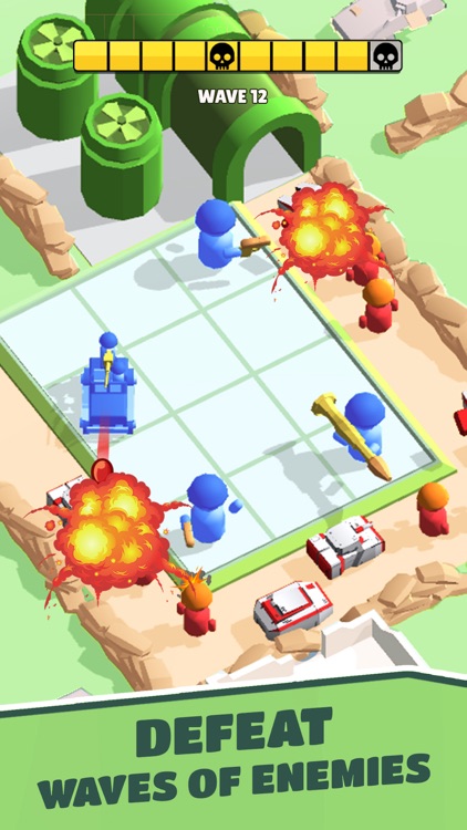 Toy army: Merge Defense