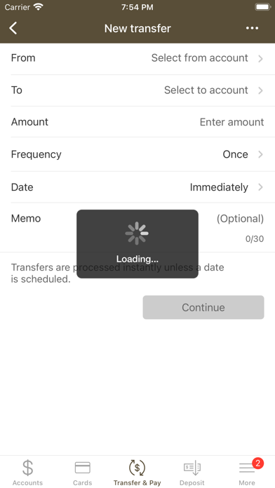 Kirkwood Bank & Trust Mobile Screenshot