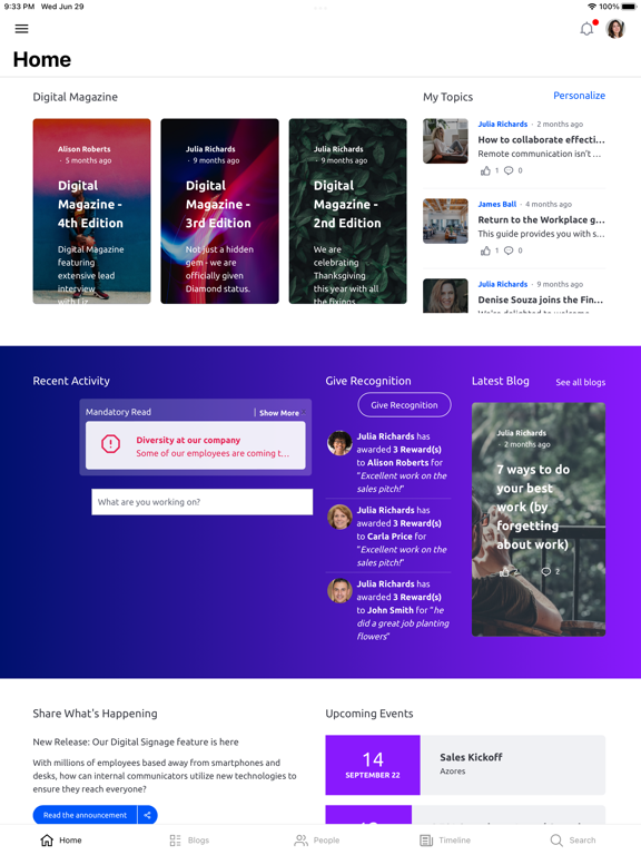 Screenshot #4 pour my intranet by Interact
