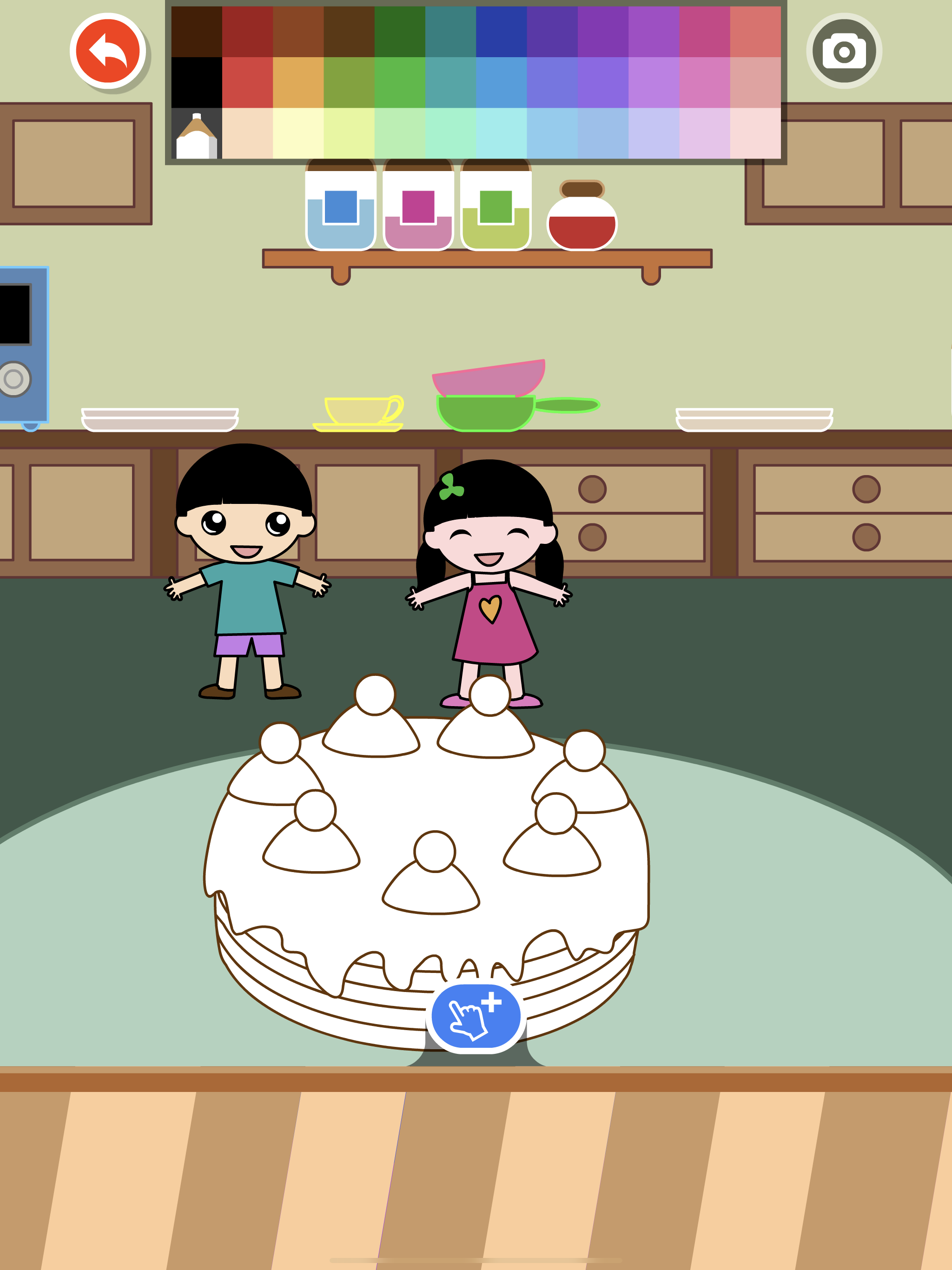 Birthday Cake Coloring Games