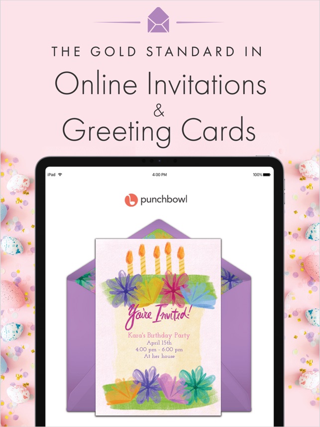 Punchbowl Invitations Cards on the App Store