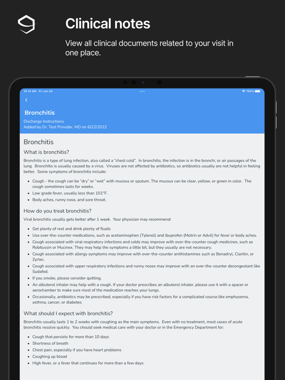 RelyMD iPad screenshot 6 - Medical app