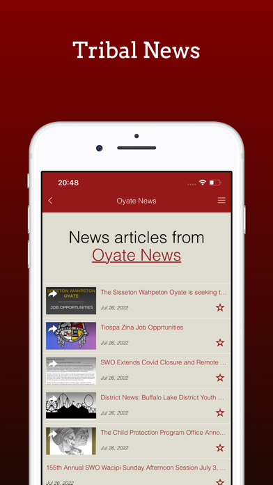 Sisseton Wahpeton Oyate iPhone screenshot 2 - Lifestyle app