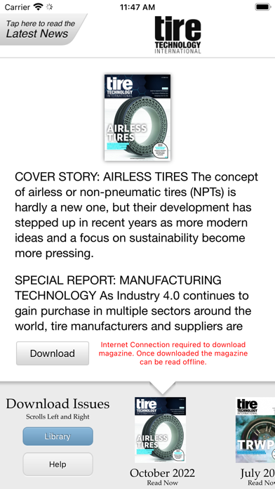 Tire Technology International Screenshot