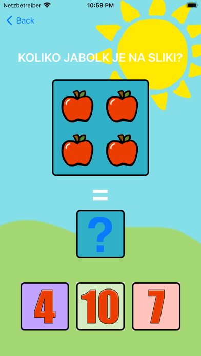 Nauči se: Številke iPhone screenshot 5 - Education app