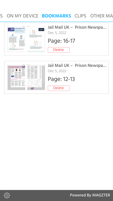 Jail Mail UK –Prison Newspaper Screenshot