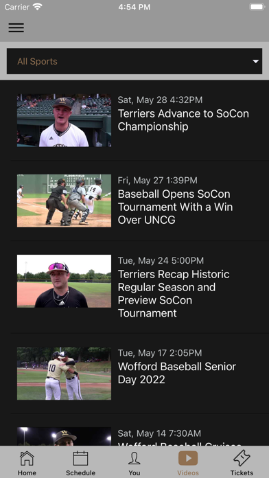 Wofford Terriers Screenshot
